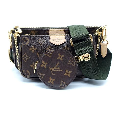 louis vuitton multi pochette accessoires khaki|Louis Vuitton multi pochette monogram.